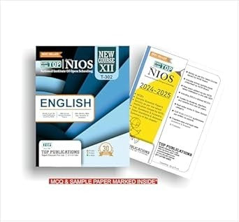 TOP NIOS English Guide (T-302) - Class 12  [2026 - 27 Edition]