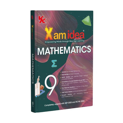 Xam Idea MATHEMATICS - Chapterwise Question Bank - With Competency-Focused & Free Response Qs [2026-27] - Class 9