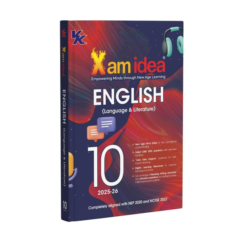 Xam Idea ENGLISH (Language & Literature) - Chapterwise Question Bank - NCERT Questions Included [2026-27] - Class 10