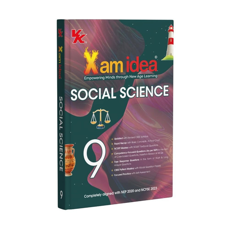 Xam Idea SOCIAL SCIENCE - Chapterwise Question Bank - With Competency-Focused & Free Response Qs [2026-27] - Class 9