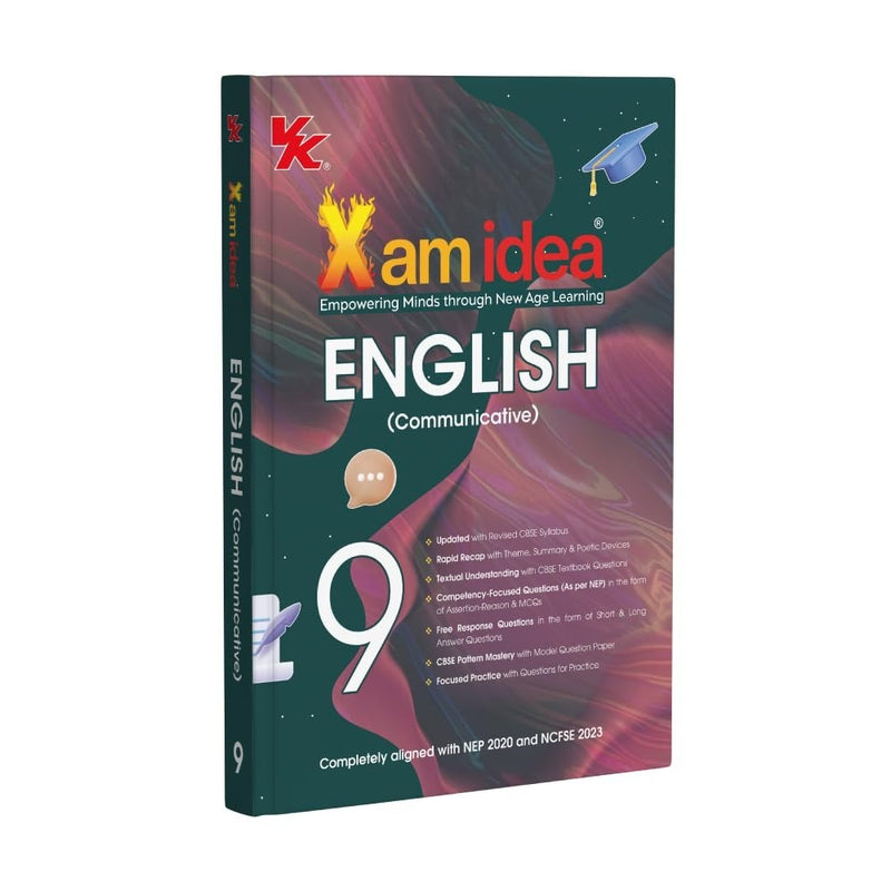 Xam Idea ENGLISH (Communicative) - Chapterwise Question Bank - With Competency-Focused & Free Response Qs [2026-27] - Class 9