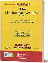 The Limitation Act, 1963 - Universal's Bare Act 2026 Edition cover