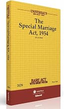 The Special Marriage Act, 1954 - Universal's Bare Act 2026 Edition cover