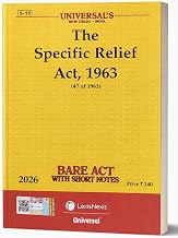The Specific Relief Act, 1963 - Universal's Bare Act 2026 Edition cover