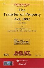 The Transfer of Property Act, 1882 - Universal's Bare Act 2026 Edition cover