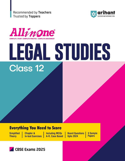 All In One LEGAL STUDIES Based On Latest NCERT Syllabus | Mind map in each chapter | Clear & Concise Theory | Intext & Chapter Exercises | Sample Question Papers [2026-27] - Class 12