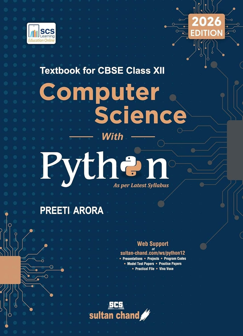 Preeti Arora Computer Science with Python [Set of 2 Books] - Class 12    CBSE [Session 2026-27]