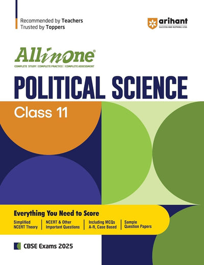 All In One POLITICAL SCIENCE Based On Latest NCERT Syllabus | Mind map in each chapter | Clear & Concise Theory | Intext & Chapter Exercises | Sample Question Papers [2026-27] - Class 11