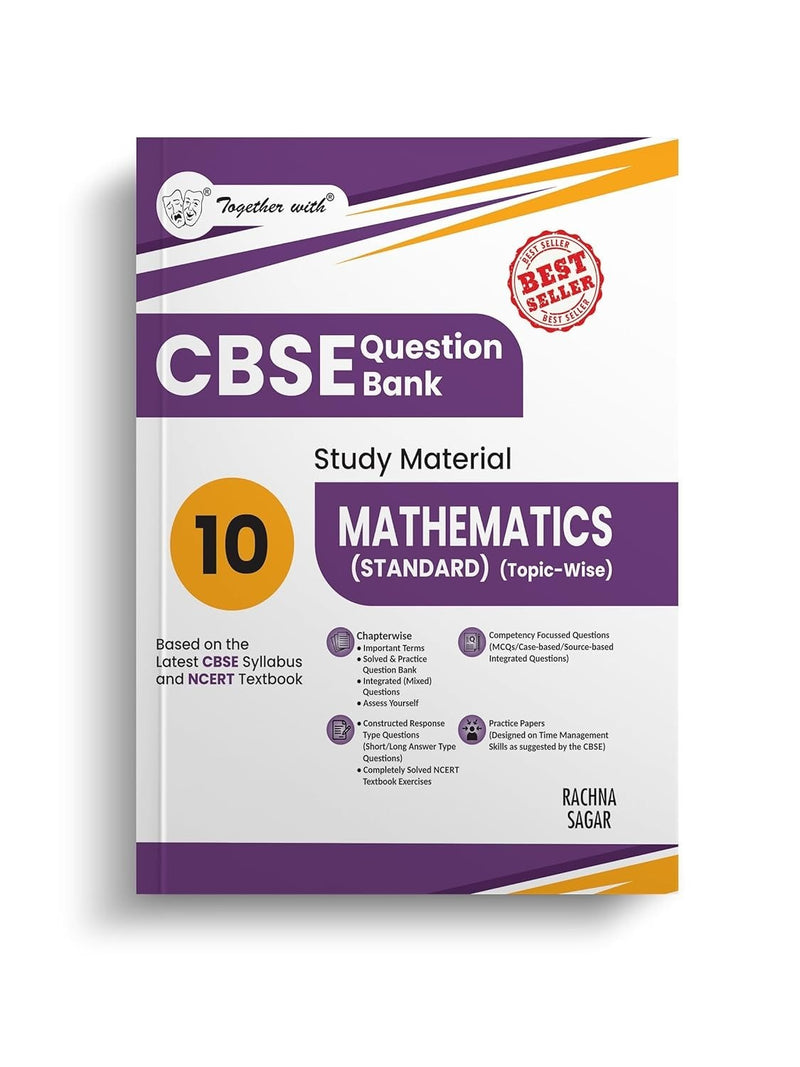 Together With MATHEMATICS Question Bank Chapterwise & Topicwise [2026 - 27] - Class 10