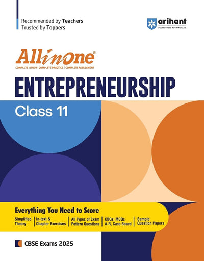 All In One ENTREPRENEURSHIP Based On Latest NCERT Syllabus | CBQs, MCQs Based | Clear & Concise Theory | Intext & Chapter Exercises | Sample Question Papers [2026-27] - Class 11