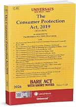 The Consumer Protection Act, 2019 - Universal's Bare Act 2026 Edition cover