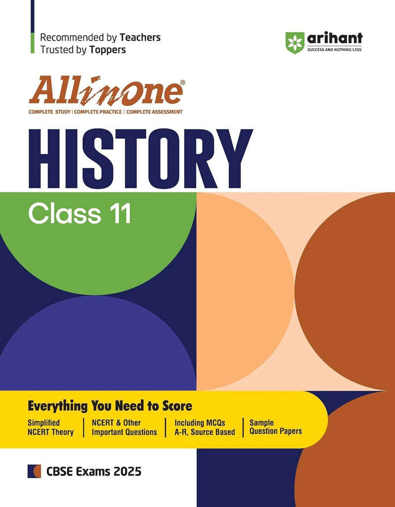 All In One HISTORY Based On Latest NCERT Syllabus | Mind map in each chapter | Clear & Concise Theory | Intext & Chapter Exercises | Sample Question Papers [2026-27] - Class 11