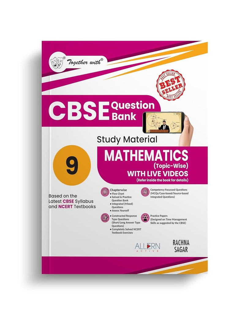 Together With MATHEMATICS Question Bank Chapterwise & Topicwise [2026 - 27] - Class 9