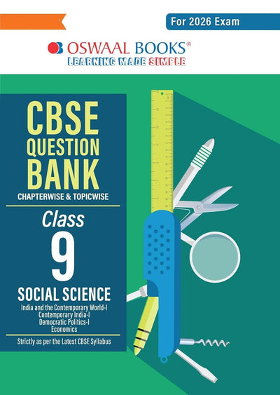 Oswaal SOCIAL SCIENCE - Question Bank, Chapterwise & Topicwise Solved papers [2026-27] - Class 9