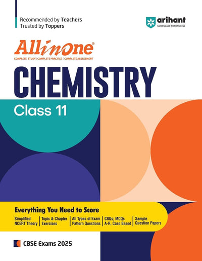 All In One CHEMISTRY Based On Latest NCERT Syllabus | Mind map in each chapter | Clear & Concise Theory | Intext & Chapter Exercises | Sample Question Papers [2026-27] - Class 11