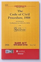 The Code of Civil Procedure, 1908 (CPC) - Universal's Bare Act 2026 Edition cover