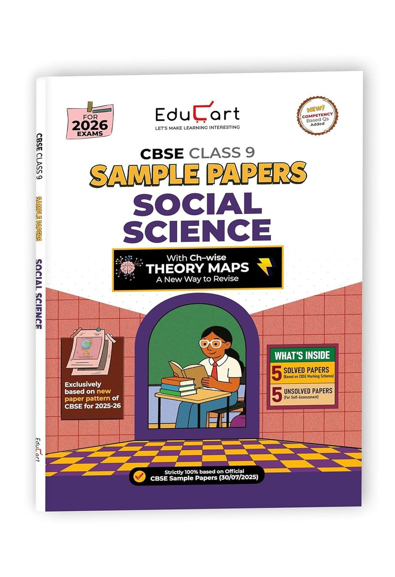 Educart SOCIAL SCIENCE Sample Papers 2026-27 - Class 9  (Introducing exclusive new practice concept for 2026 Exam)