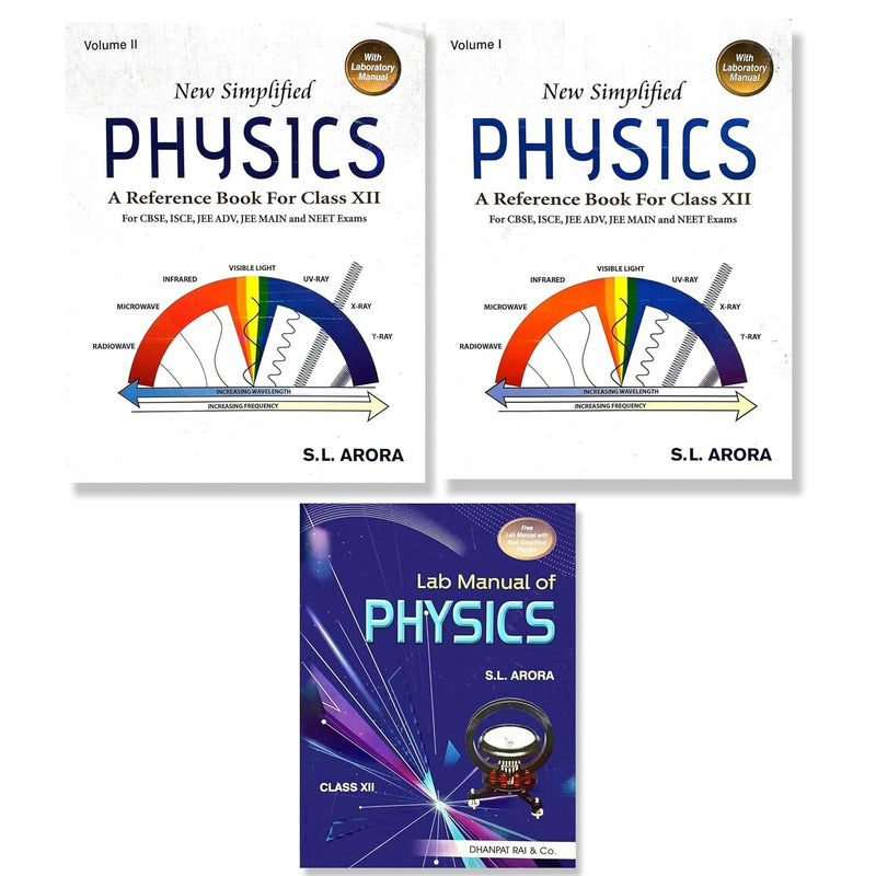 New Simplified Physics - S.L. Arora - Class 12    CBSE [Session 2026-27]