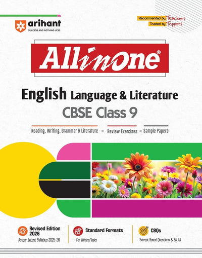 All In One - English (Language & Literature) | Mind map in each chapter | Clear & Concise Theory | Intext & Chapter Exercises | Sample Question Papers [2026-27] - Class 9