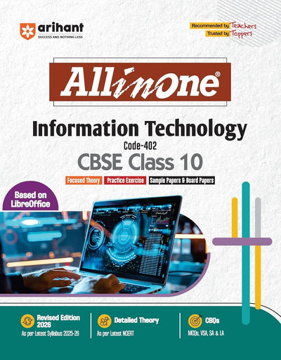 All In One - Information Technology | Mind map in each chapter | Clear & Concise Theory | Intext & Chapter Exercises | Sample Question Papers [2026-27] - Class 10
