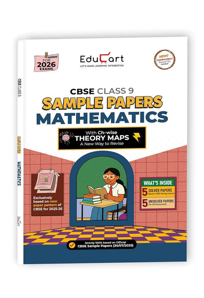 Educart MATHEMATICS Sample Papers 2026-27 - Class 9  (Introducing exclusive new practice concept for 2026 Exam)