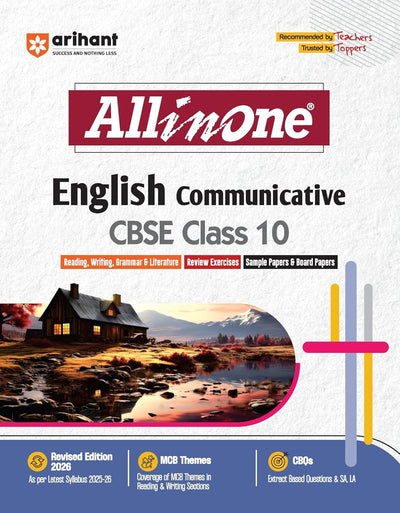 All In One - English Communicative | Mind map in each chapter | Clear & Concise Theory | Intext & Chapter Exercises | Sample Question Papers [2026-27] - Class 10
