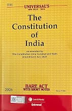 The Constitution of India - Universal's Bare Act 2026 Edition cover