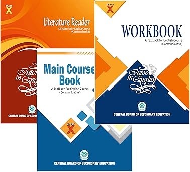 Interact in English Literature Reader + Main Course Book (MCB) + Workbook | A textbook for English course (Communicative) - Combo Set of 3 Books For Class - 10  [New Session 2026-27]