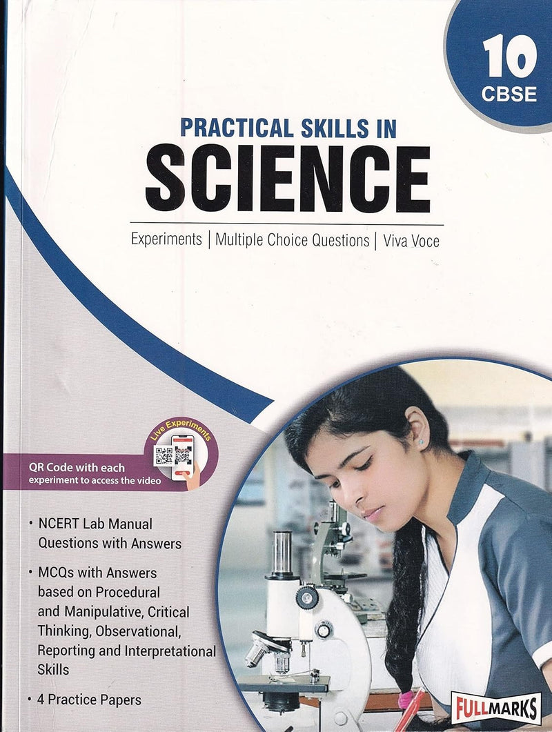 Full Marks - SCIENCE Practical File (With Writing Pages at the back side) - 10 [For 2026-27 Session]